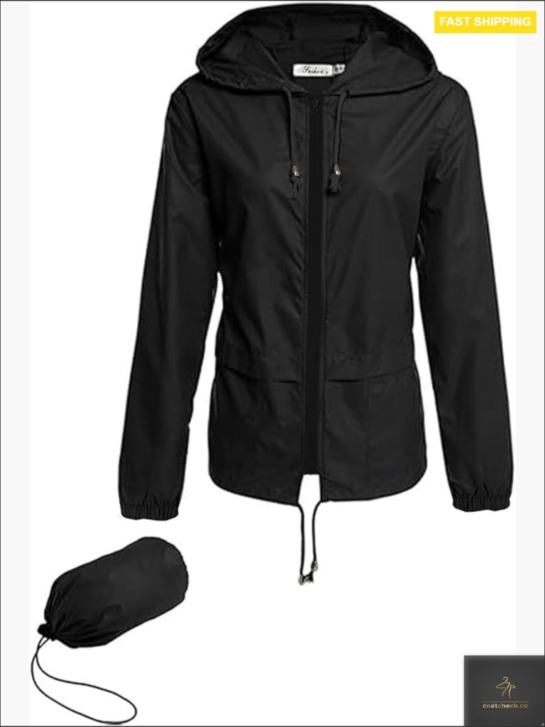 Lightweight Packable Hooded Raincoat Waterproof Active Outdoor Jacket